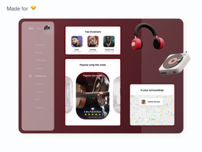 音乐仪表板(Music Dashboard)