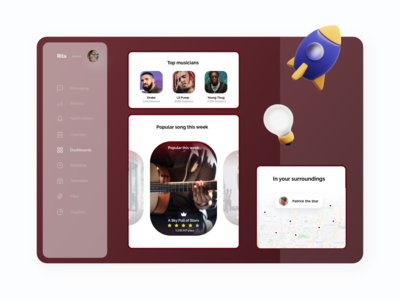 音乐仪表板(Music Dashboard)