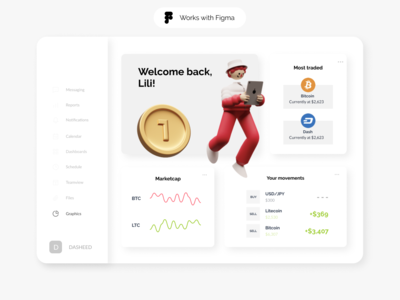 Figma 的股票仪表板(Stocks Dashboard for Figma)