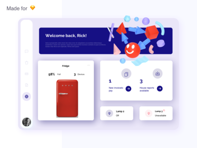 智能家居仪表板(Smart Home Dashboard)