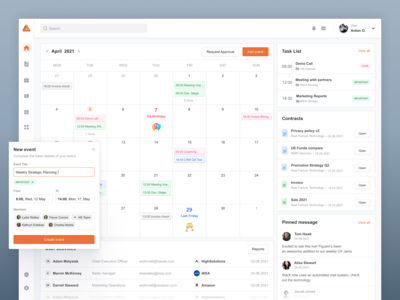ERP 系统仪表板模板(ERP System Dashboard Themplate)