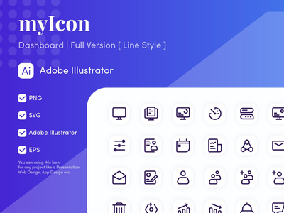 仪表板 图标 自由(Dashboard Icon Free)