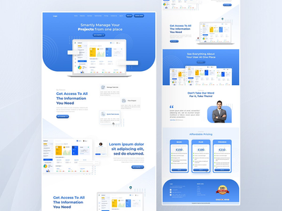 任务管理仪表板网站设计-1(Task management dashboard website design-1)