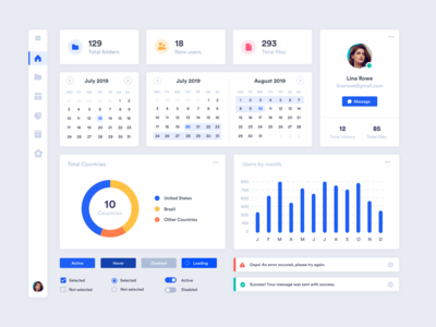 仪表板 UI 套件(Dashboard UI Kit)