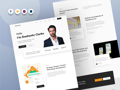 Dashnote - 个人网站模板(Dashnote - Personal Website Template)