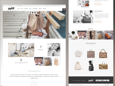 我的包 Html 模板(My Bag Html Template)