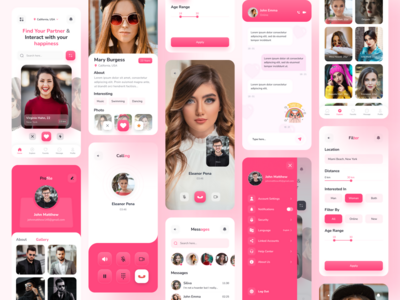 使用 Figma 文件进行约会应用程序设计(Dating App Design With Figma File)
