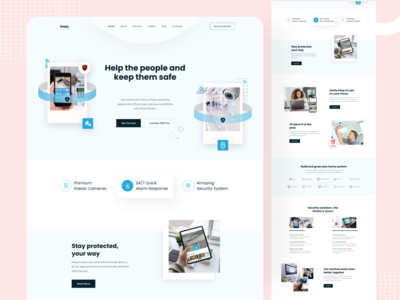 闭路电视安全系统登陆页面(Cctv Security System landing page)