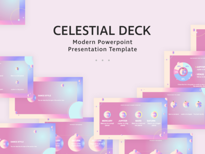 天上的PowerPoint演示模板(Celestial PowerPoint Presentation Template)