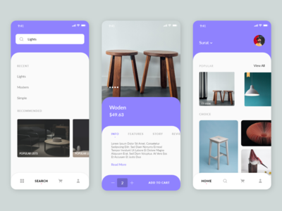 适用于 iOS 的椅子商店应用程序(Chair Store App for iOS)