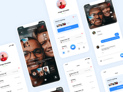 缩放视频通话挑战概念(Zoom Video Call Challenge Concept)