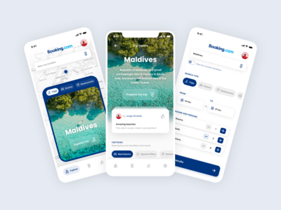 预订应用程序重新设计(Booking App Redesign)
