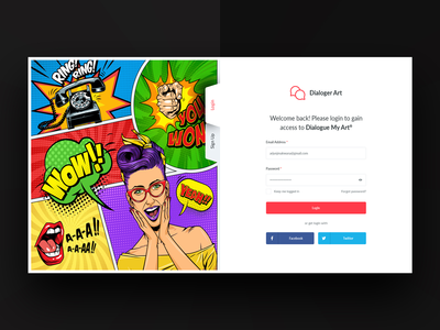 登录页面模板(Login Page Template)