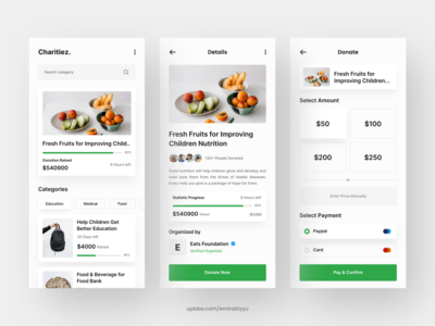 慈善流动应用程式(Charity Mobile App)