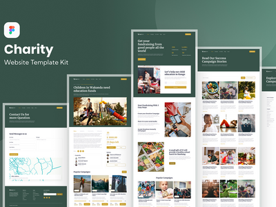 慈善网站模板(Charity Website Template)