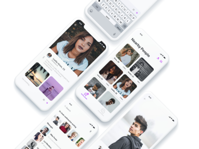 Adobe XD CC 聊天 UI 工具包(Adobe XD CC Chat UI Kit)