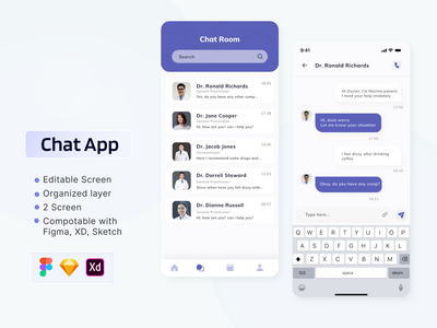 聊天应用 - 在线医生顾问(Chat App - Online Doctor Consultant)