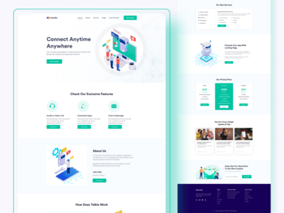 聊天机器人登陆页面(Chatbot Landing page)
