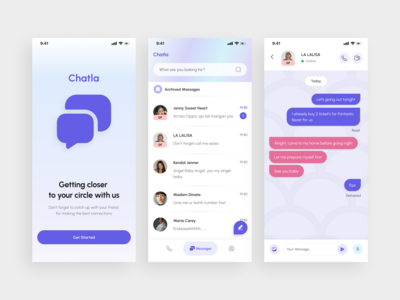 Chatla - 聊天信使应用程序(Chatla - Chat Messanger App)