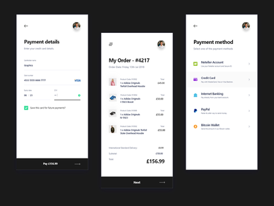 结帐界面(Checkout UI)