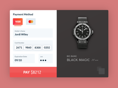信用卡结账表格(Credit card checkout form)