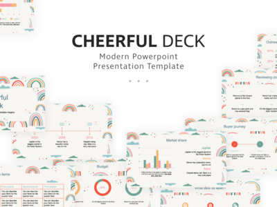 快乐的PowerPoint演示模板(Cheerful PowerPoint Presentation Template)