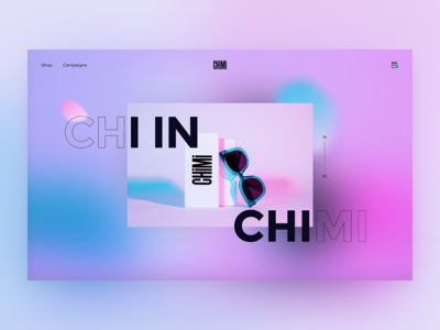 Chimi眼镜英雄概念(Chimi eyewear hero concept)