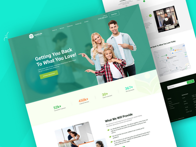 脊医保健网页设计(Chiropractor Health Care Web Page Design)