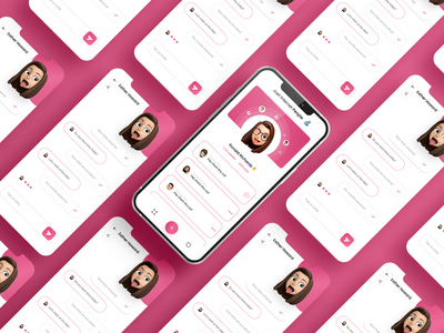 聊天移动应用程序 UI 设计(Chitchat Mobile app Ui Design)