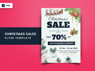 圣诞节优惠销售传单-01(Christmas Offer Sales Flyer-01)