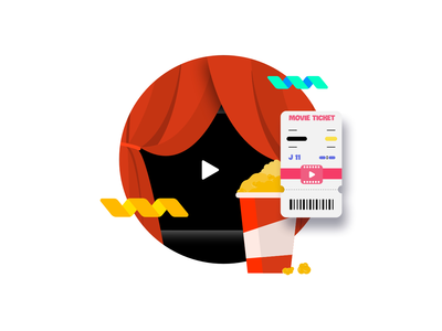 电影院-插图(Cinema - Illustration)