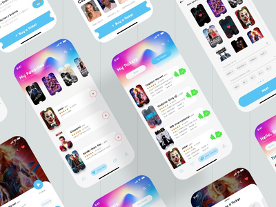 影院应用 |用户界面套件(Cinema App | UI kits)