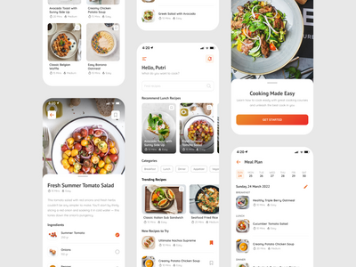 Citarasa - 每日食谱应用程序 UI 套件(Citarasa - Daily Recipe App UI Kit)