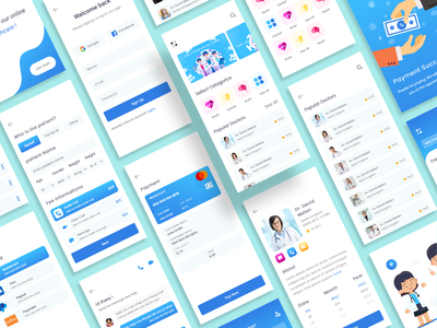 医生应用设计 - 共 22 页(Doctor app design - total 22 pages)