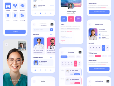 医生顾问手机应用程序 - iOS UI Kit(Doctor Consultant  Mobile App - iOS UI Kit)
