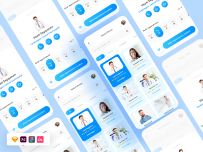 医生应用界面(Doctors App UI)