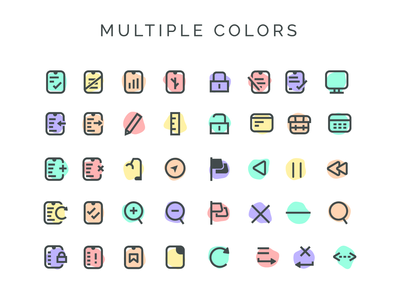 文档图标集(Document icons set)