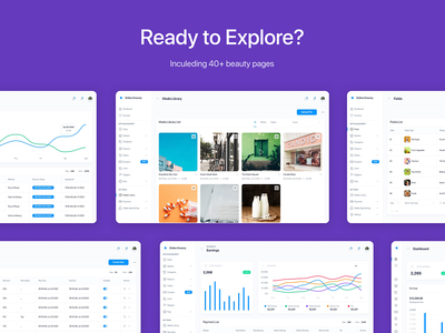 Delites - Adobe XD 的杂货仪表板 UI 工具包(Delites - Grocery Dashboard UI Kit for Adobe XD)