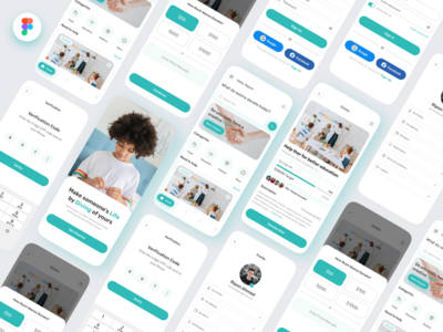 捐赠移动应用程序设计(Donate Mobile App Design)