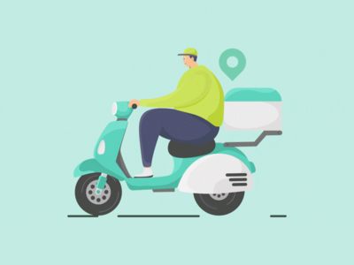 送货驾驶动画(Delivery Driving Animation)