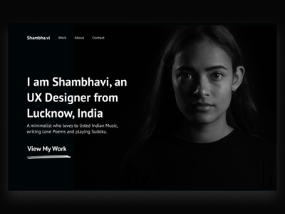 Shambhavi - UX 设计师作品集模板(Shambhavi - UX Designer Portfolio Template)