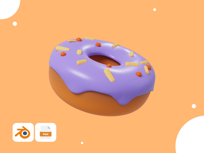 甜甜圈 - 快餐 3D 包(Donut - Fast Food 3D Pack)