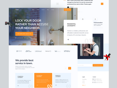 门锁匠。(Door locksmith.)