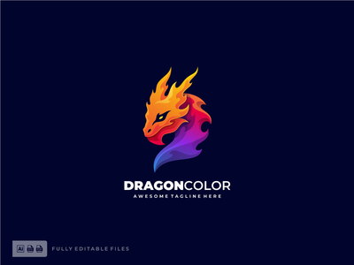 龙标志设计(Dragon logo design)