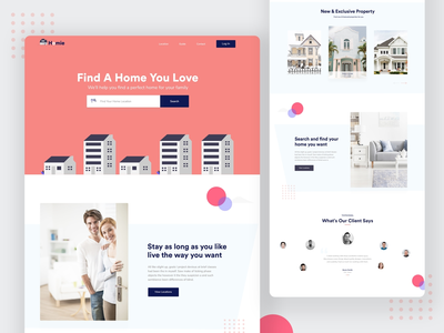 房地产登陆页面(Real Estate Landing Page)