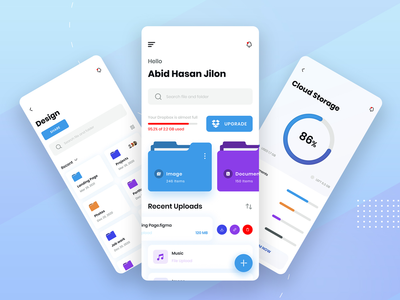 Dropbox App UI 重新设计(Dropbox App UI Redesign)