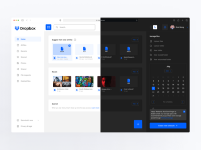 Dropbox 仪表板重新设计(Dropbox Dashboard Redesign)