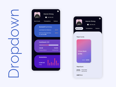 下拉应用程序界面(Drop Down App Ui)