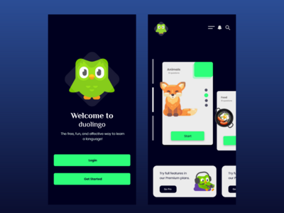 多邻国应用重新设计(Duolingo App Redesign)