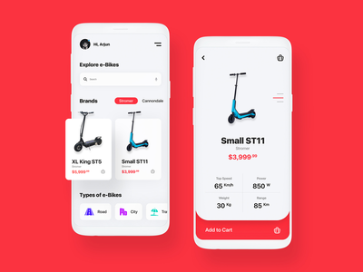 滑板车应用程序(E Scooter App)